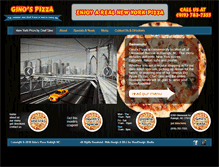 Tablet Screenshot of ginospizzaraleigh.com